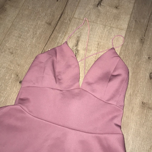 Mauve mini dress - Picture 2 of 3